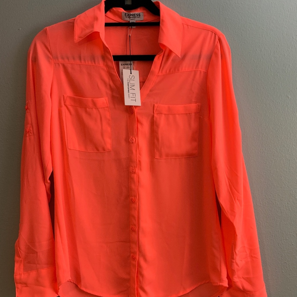 Express Portofino Slim Fit top Size XS